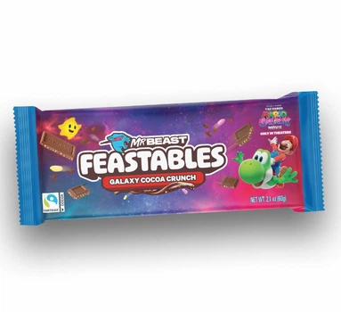 Шоколад Feastables Mario Galaxy Cocoa Crunch, 60g (Limited Edition)