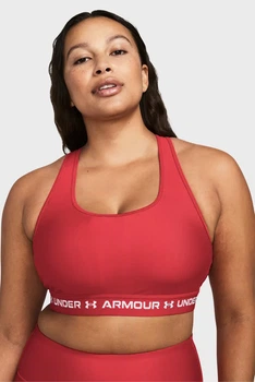 Жіночий червоний топ Crossback Mid Bra Under Armour XS 1361034-814