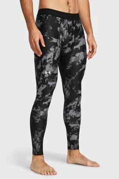 Чоловічі чорні тайтси UA HG IsoChill Prtd Leggings Under Armour S 1383777-001