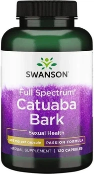 Kora Catuaba Swanson 465 mg 120 kapsułek (87614080154)