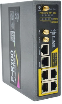 Маршрутизатор Four-Faith LTE/ETH/WiFi/GPS/DualSIM/Serial/IO (F-R200 CAT6)