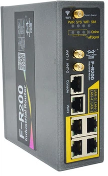 Маршрутизатор Four-Faith LTE/ETH/WiFi/GPS/DualSIM/Serial/IO (F-R200 Dual CAT6)