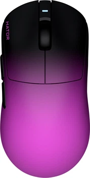 Mysz Hator Quasar 3 Ultima 8K Wireless/Bluetooth/USB Black-Violet (HTM760)