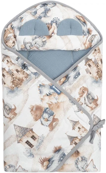 Otulacz do fotelika samochodowego Sensillo ze smokami 90x90 cm (5908310399133)
