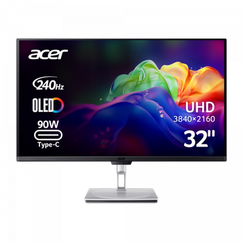 ACER Монітор 4k qd-oled 31.5",3840*2160,240 Гц pe320qkxsmiiphuzx