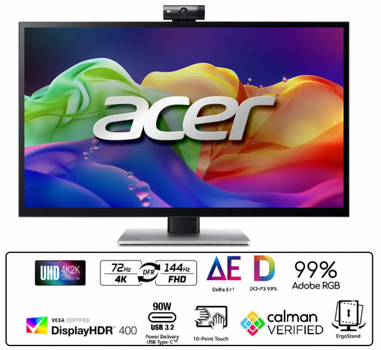 Монитор 27" Acer PE270KTbmiiphcuzx (um.hp0ee.014) Black