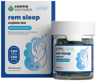 Конопля Cosma Cannabis Natural Rem Sleep 30 капсул (5904726473733)