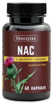 NAC Skoczylas L-Glutathione Milk Thistle 60 капсул (5906843813140)