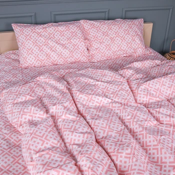 Комплект постельного белья MirSon Семейный 2 x 143 x 210 см 17-0952 Abstract Pink Бязь (2200013166719)