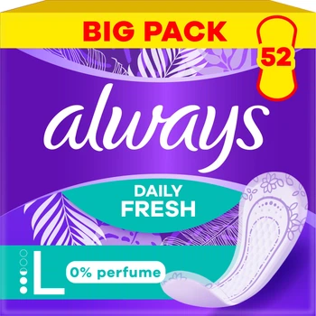 Ежедневные прокладки Always Daily Fresh Long Без запаха 52 шт (8006540791394)