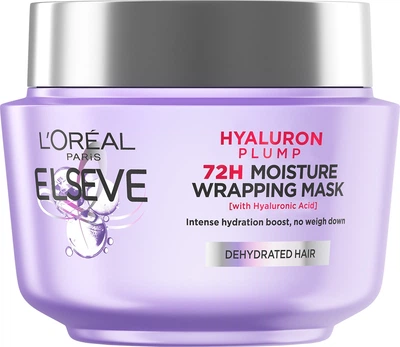 Маска-філер L`Oreal Paris Elseve Hyaluron Plump для волосся, що потребує зволоження та об'єму 300 мл (3600524033552/3600524266950)