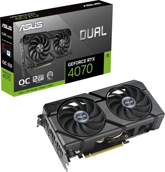 Відеокарта Asus GeForce RTX 4070 Dual EVO OC 12GB GDDR6 (DUAL-RTX4070-O12GD6-EVO)