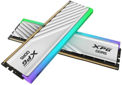 Пам'ять для настільних комп'ютерів Adata 32 GB (2x16GB) DDR5 6000 MHz XPG Lancer Blade RGB White (5U6000C3616G-DTLABRWH)