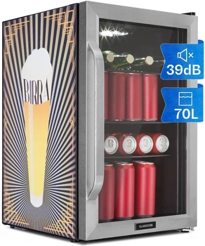 Холодильна шафа-вітрина Klarstein Beersafe 70 Birra Edition