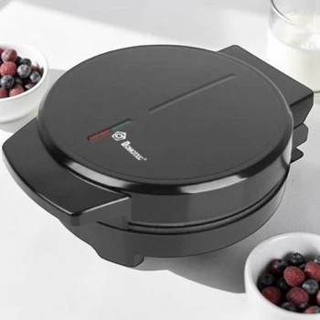 Вафельница Domotec MS 1000Вт для тонких вафель и трубочек с антипригарным покрытием электрическая (ОІ77)