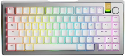 Клавіатура дротова Glorious GMMK 3 Pro HE 75% Silver (GLO-KB-GMMK3-PRO-75-PB-HE-WL-SIL-US)
