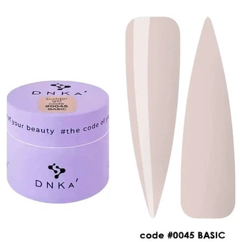 Гель DNKa’ Builder Gel Basic 0045, кремово-песочный 30 мл