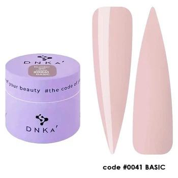 Гель DNKa' Builder Gel Basic 0041, пудрово-розовый 30 мл