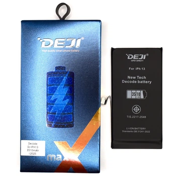 Аккумулятор повышенной емкости для iPhone 13 Decode 3510 mAh без уведомления про неизвестную запчасть Deji Original