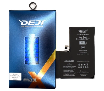 Аккумулятор повышенной емкости для iPhone 13 Pro Max 4750 mAh Decode без уведомления про неизвестную запчасть Deji Original