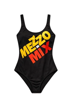 Купальник слитный с вшитым топом для женщины Lidl Mezzo Mix BDO99266 L Черный