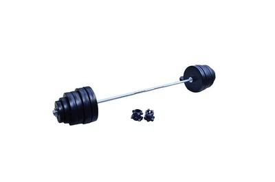 Олімпійська штанга Rn-Sport 2.2 м 120 кг з пластиковим покриттям RnPlastOlimp120
