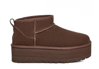 Уггі жіночі UGG Ultra Mini Platform Chocolate 36