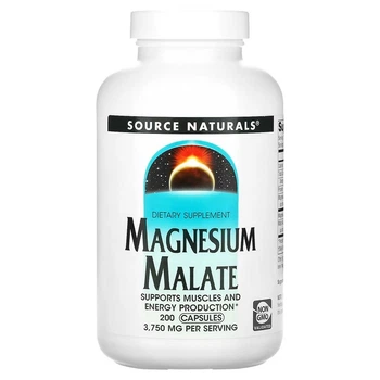 Магній малат Source Naturals (Magnesium Malate) 625 мг 200 капсул SNS01600