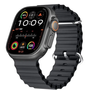 Смарт-годинник Smart Watch HK11 ULTRA 3 AMOLED 49mm Black