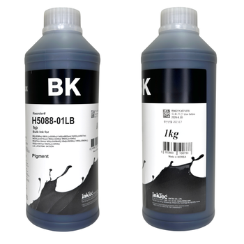 Пігментне чорнило InkTec, серія: H5088, для принтерів Hewlett-Packard (Pigment – BLACK – 1л)