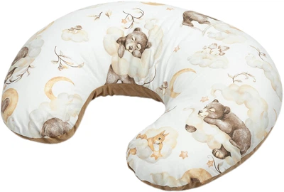 Подушка для годування Sensillo Velvet Sen бежева (5908310394985)