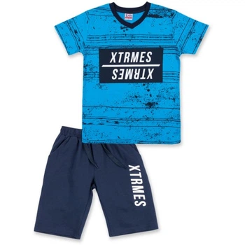 Футболка детская Breeze с шортами "Xtrmes" (8883-140B-blue) Breeze 8883-140B-blue 1032619
