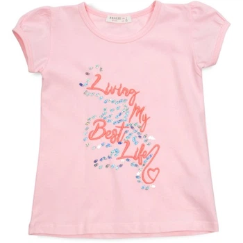 Футболка детская Breeze BEST LIFE (14236-116G-pink) Breeze 14236-116G-pink 1033656