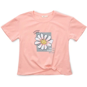 Футболка детская Breeze с ромашкой (18731-146G-peach) Breeze 18731-146G-peach 1033358