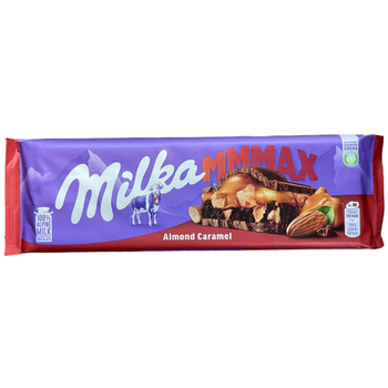 Шоколад молочний Milka Almond Caramel 300г