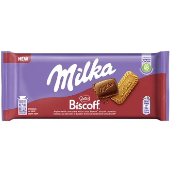 Шоколад Milka Lotus Biscoff 90 г