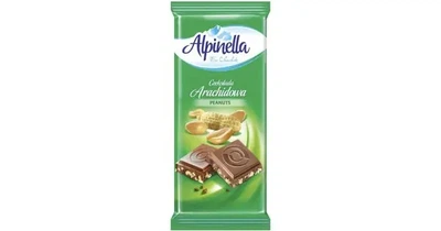 Шоколад Alpinella з М'ятною начинкою 100г