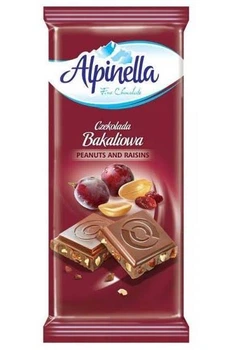 Шоколад Alpinella Bakaliowa молочний 90 г