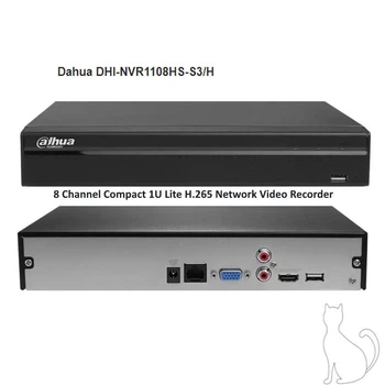 Dahua DHI-NVR1108HS-S3/H | 8-канальный сетевой видеорегистратор, 1U, HDD до 8Tb