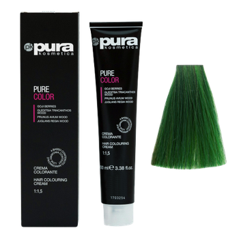 Pura Kosmetica 0101 Pure Color фарба 100 мл Зелена/Green