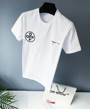 Мужская футболка Off-White белая 2XL 4149