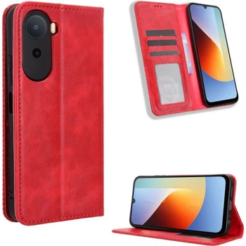 Чехол-книжка Deexe Retro Style для Xiaomi Redmi A7 Pro - Red