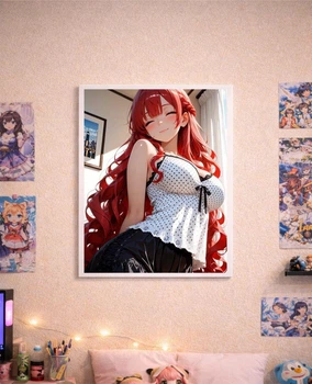 Постер в рамці під склом Soft Waifu Art А4