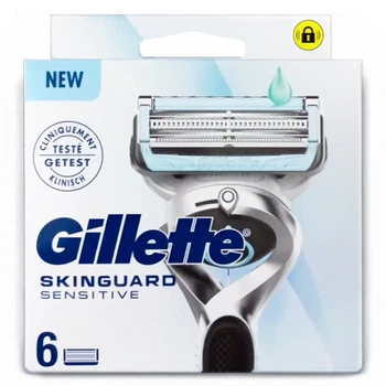 Касети для бритви Gillette Skinguard Sensitive, 6 шт