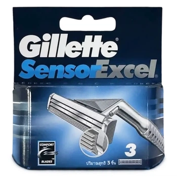 Сменные картриджи Gillette Sensor Excel-2, 3шт