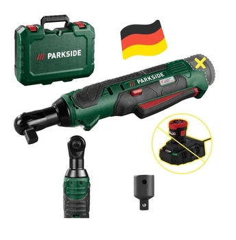 Аккумуляторный угловой гайковерт Parkside PAR 12 B1 (54 Нм, 3/8", 12 В, 2.0 Ач) без аккумулятора и зарядного устройства