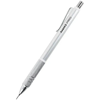 Олівець механічний Axent Pro AMP9030-34-А, HB, 0.5 мм, сріблястий