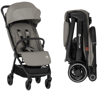 Прогулянкова коляска Petite&Mars Zip Velvet Grey (8596202017486)