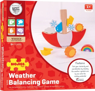 Балансова гра Bigjigs Toys Погода, 14 елементів 2999649 (691621172568)