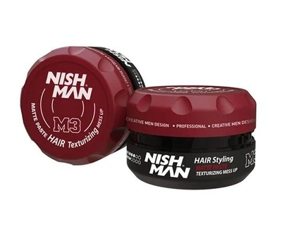 Паста матовая для стилизации волос NISHMAN MATTE PASTE Hair Texturizing Mess UP М3 100 мл
